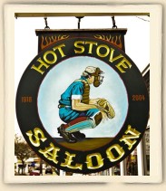 Hot Stove Saloon logo